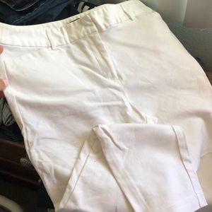 White Ankle pants